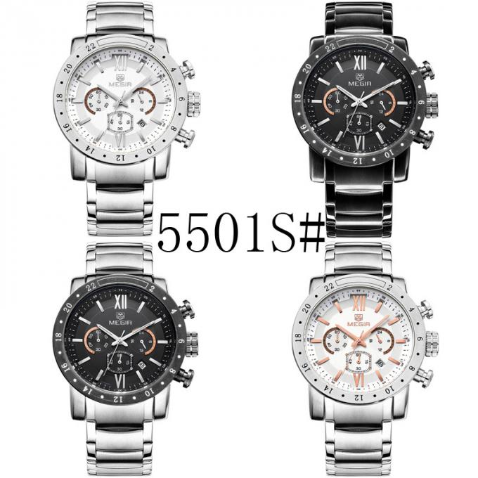 Orologio di lusso della lega di alta qualità della mano degli uomini WJ-8366