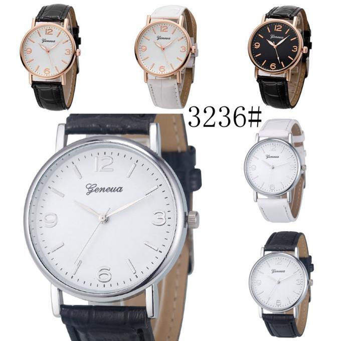 Il quarzo unisex di nuova progettazione WJ-3751-3 guarda gli orologi impermeabili dei handwatches di cuoio di alta qualità