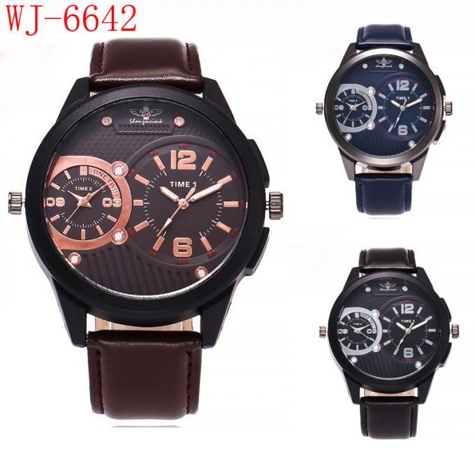 Orologi di alta qualità di modo del cususl dei handwatches degli uomini del fronte della fabbrica dell'orologio di Wal-gioia di WJ-3751Popular Cina grandi